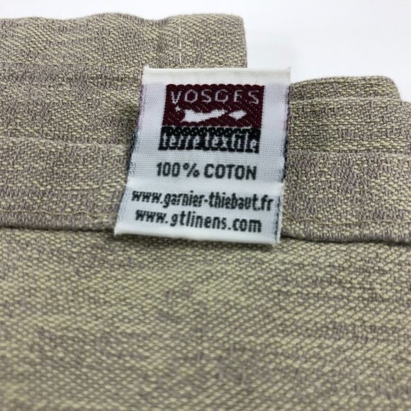 Garnier Thiebaut France Jacquard Tablecloth Neutral Luxury Rectangle 60x64 NWOT - Picture 4 of 7